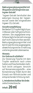 Ingwer Tropfen hübner