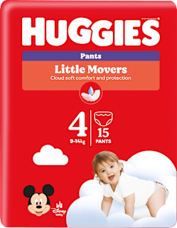 Baby Pants Little Movers Gr. 4 (9-14 kg) Huggies