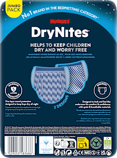 Pyjama Pants Jungen 13+ Jahre, Jumbopack HUGGIES DryNites