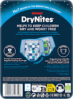 Pyjama Pants Jungen 8-13 Jahre HUGGIES DryNites