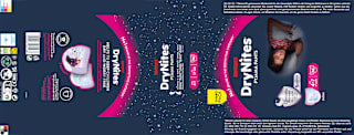 Pyjama Pants Mädchen 4-7 Jahre, Jumbopack HUGGIES DryNites