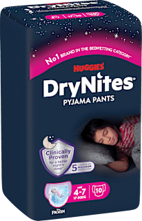 Pyjama Pants Mädchen 4-7 Jahre HUGGIES DryNites