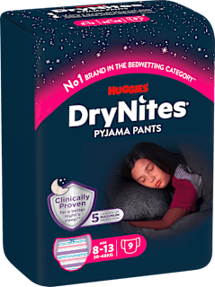 Pyjama Pants Mädchen 8-13 Jahre HUGGIES DryNites