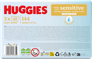 Feuchttücher extra care sensitive (3x48 St) Huggies