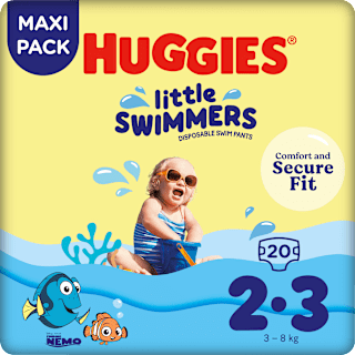 Schwimmwindeln Gr. 2/3 (3-8 kg), Maxi Pack Huggies Little Swimmers