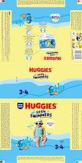 Schwimmwindeln Gr. 3/4 (7-15 kg), Maxi Pack  Huggies Little Swimmers