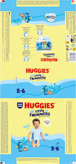 Schwimmwindeln Gr. 5/6 (12-18 kg), Maxi Pack Huggies Little Swimmers