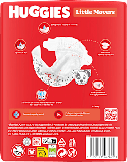 Windeln Little Movers Gr. 3 (4-9 kg) Huggies