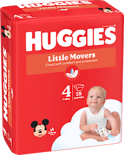 Windeln Little Movers Gr. 4 (7-18 kg) Huggies