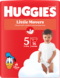 Windeln Little Movers Gr. 5 (11-25 kg) Huggies