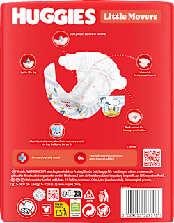 Windeln Little Movers Gr. 5 (11-25 kg) Huggies