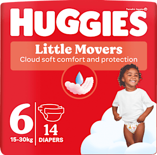 Windeln Little Movers Gr. 6 (15-30 kg) Huggies