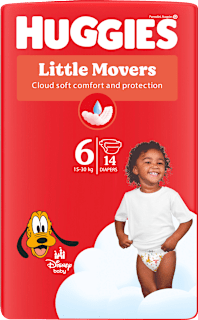 Windeln Little Movers Gr. 6 (15-30 kg) Huggies