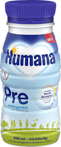 Anfangsmilch Pre trinkfertig von Geburt an Humana