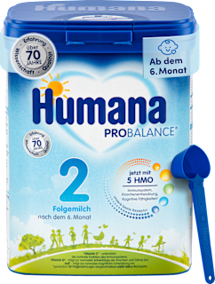 Folgemilch 2 ab dem 6. Monat Humana