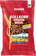 Snack, Weizen Vollkorn Knusper-Brezel Huober