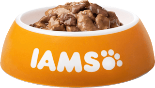 Nassfutter Katze mit Huhn & Pute in Sauce IAMS