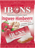 Bonbon, Ingwer-Himbeere mit Cranberry IBONS