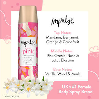 Bodyspray VERY pink Impulse