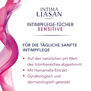 Intimpflegetücher Sensitive INTIMA LIASAN