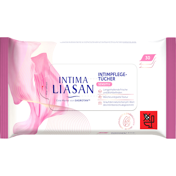 Intimpflegetücher Sensitive INTIMA LIASAN