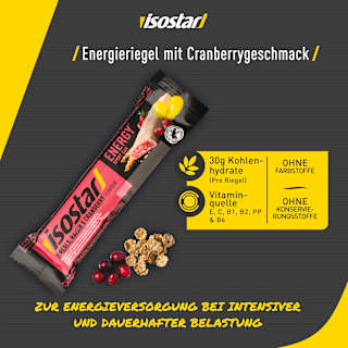 Energieriegel Cranberry  isostar