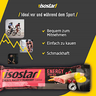 Energieriegel Cranberry  isostar