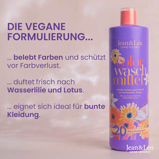 Colorwaschmittel flüssig Wasserlilie&Lotus Jean&Len