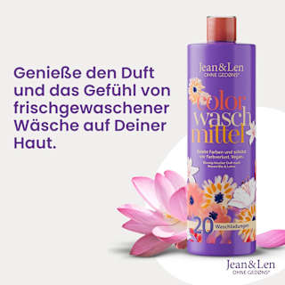 Colorwaschmittel flüssig Wasserlilie&Lotus Jean&Len