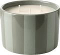 Duftkerze "Citronella & White Citrus", salbei gestreift (257 g) Jean&Len