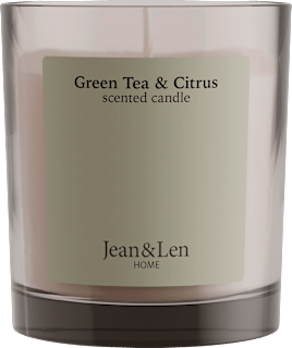 Duftkerze im Glas Green Tea & Citrus 195 g  Jean&Len