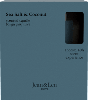 Duftkerze im Glas Sea Salt & Coconut  Jean&Len