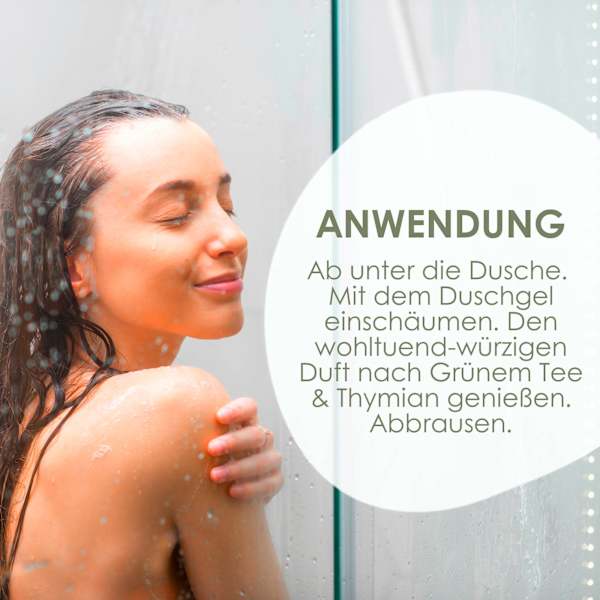  Duschgel Grüner Tee Thymian Jean&Len