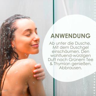 Duschgel Grüner Tee Thymian Jean&Len