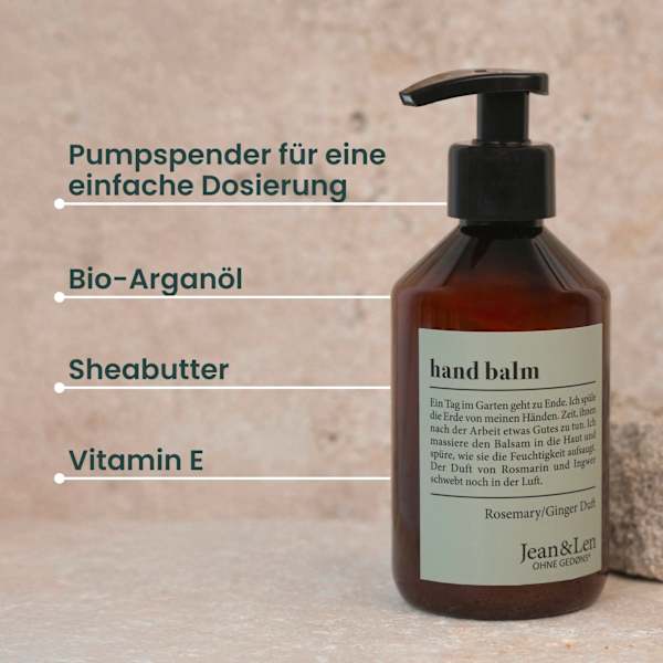 Hand Balm Rosemary & Ginger Jean&Len