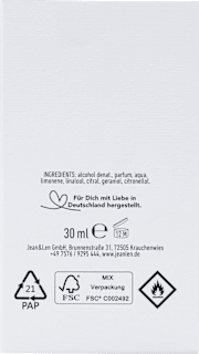 Rosemary & Ginger unisex Eau de Parfum Jean&Len