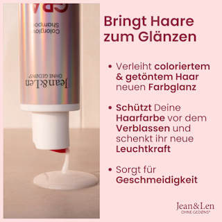 Shampoo Colorglow Granatapfel Rose Jean&Len
