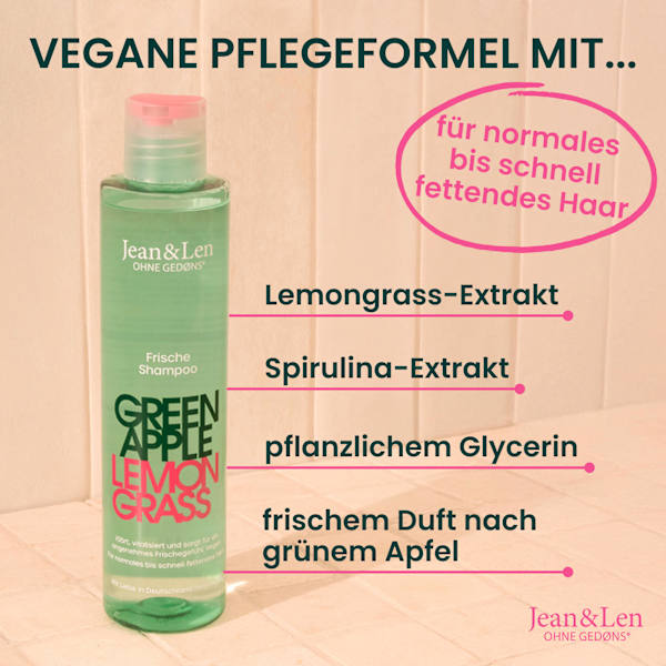 Shampoo Green Apple Lemongrass Jean&Len