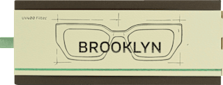 Sonnenbrille Erwachsene Brooklyn grün, eckig Jean&Len