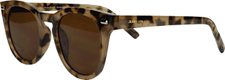 Sonnenbrille Erwachsene Monaco schwarz-braun gefleckt Jean&Len