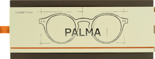 Sonnenbrille Erwachsene Palma schwarz-braun gefleckt Jean&Len