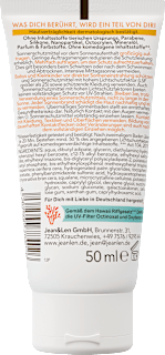 Sonnencreme sensitiv LSF 50+ Jean&Len
