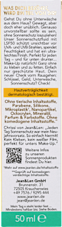 Sonnenfluid Gesicht sensitiv, hydro protect, LSF 50 Jean&Len