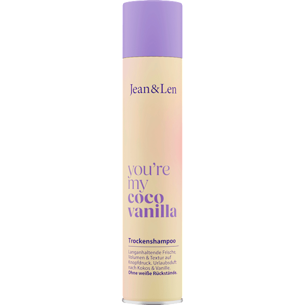 Trockenshampoo you're my coco vanilla Jean&Len