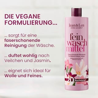Woll & Feinwaschmittel flüssig Veilchen&Jasmin Jean&Len