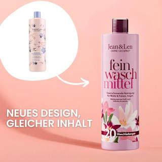 Woll & Feinwaschmittel flüssig Veilchen&Jasmin Jean&Len