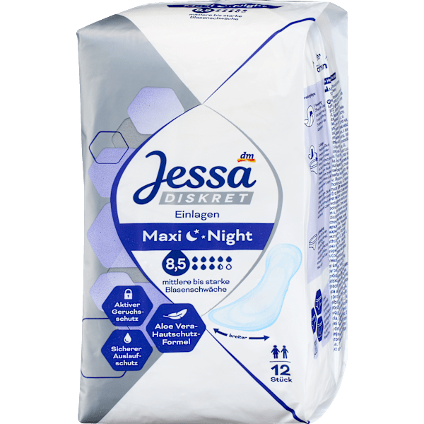 Einlagen Inkontinenz Maxi Night Jessa DISKRET