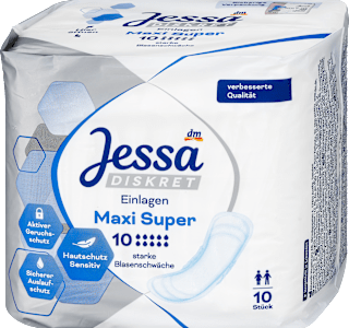 Einlagen Inkontinenz Maxi Super Jessa DISKRET