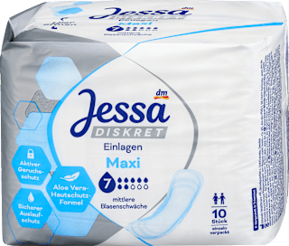 Einlagen Inkontinenz Maxi Vorteilspack (12x10 St) Jessa DISKRET
