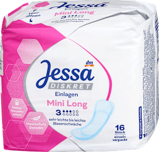Einlagen Inkontinenz Mini Long Jessa DISKRET